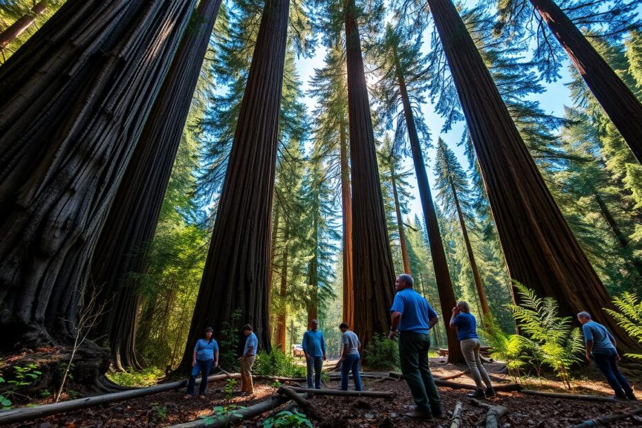 redwood restoration volunteering northern california