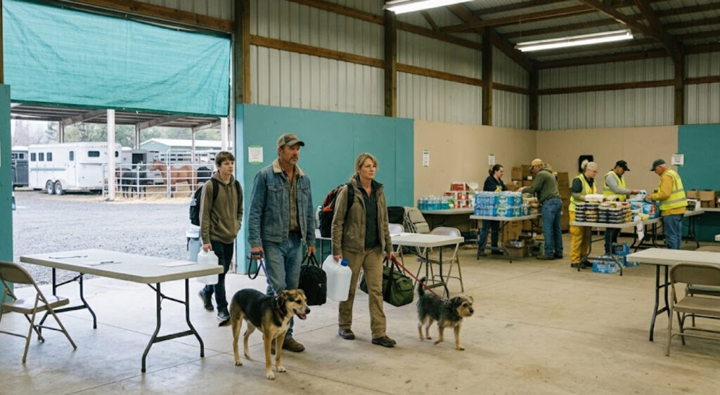 The Lake County Fairgrounds Is Sheltering People And Livestock